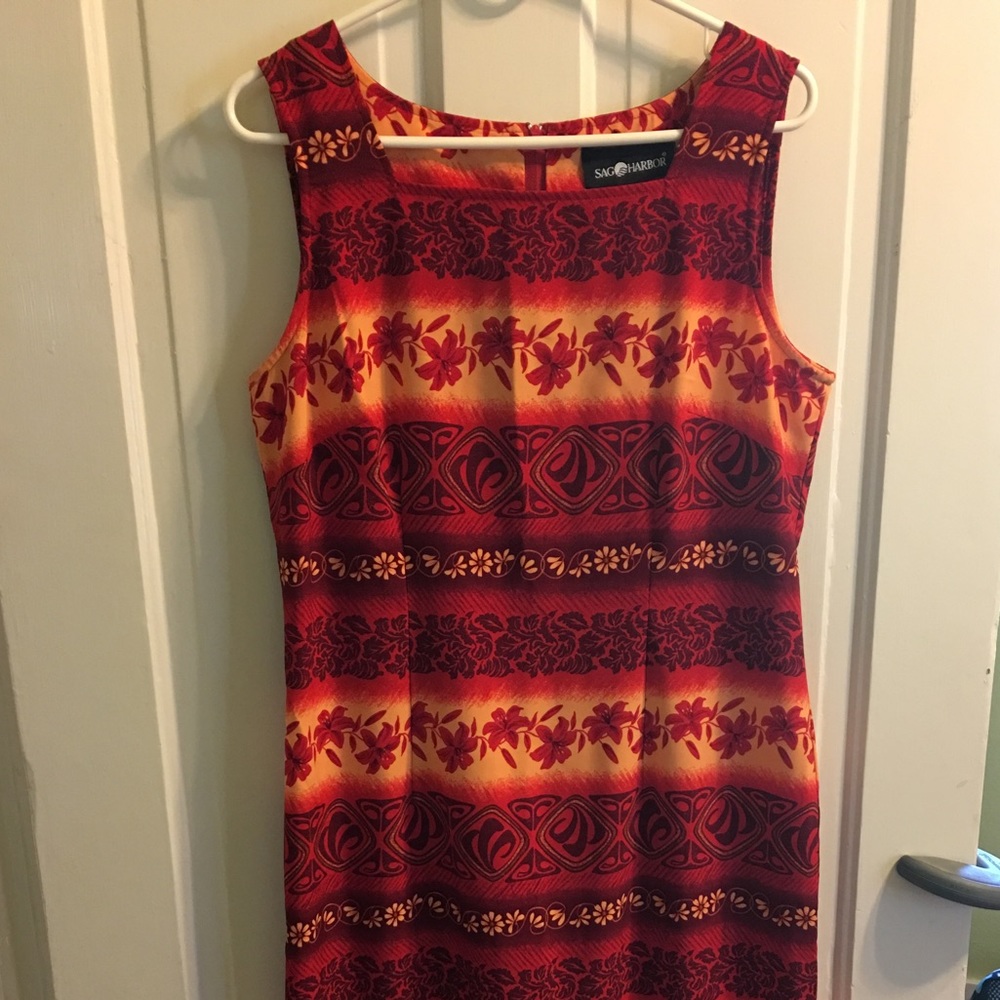 Sag Harbor dress Tropical print - Picture 2 of 3