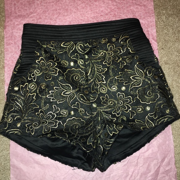 Zhivago Asheru Embroidered Shorts M - Picture 3 of 4