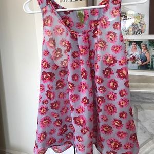 Flower Print Tank Top