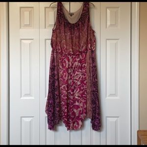 Sheath multi color dress