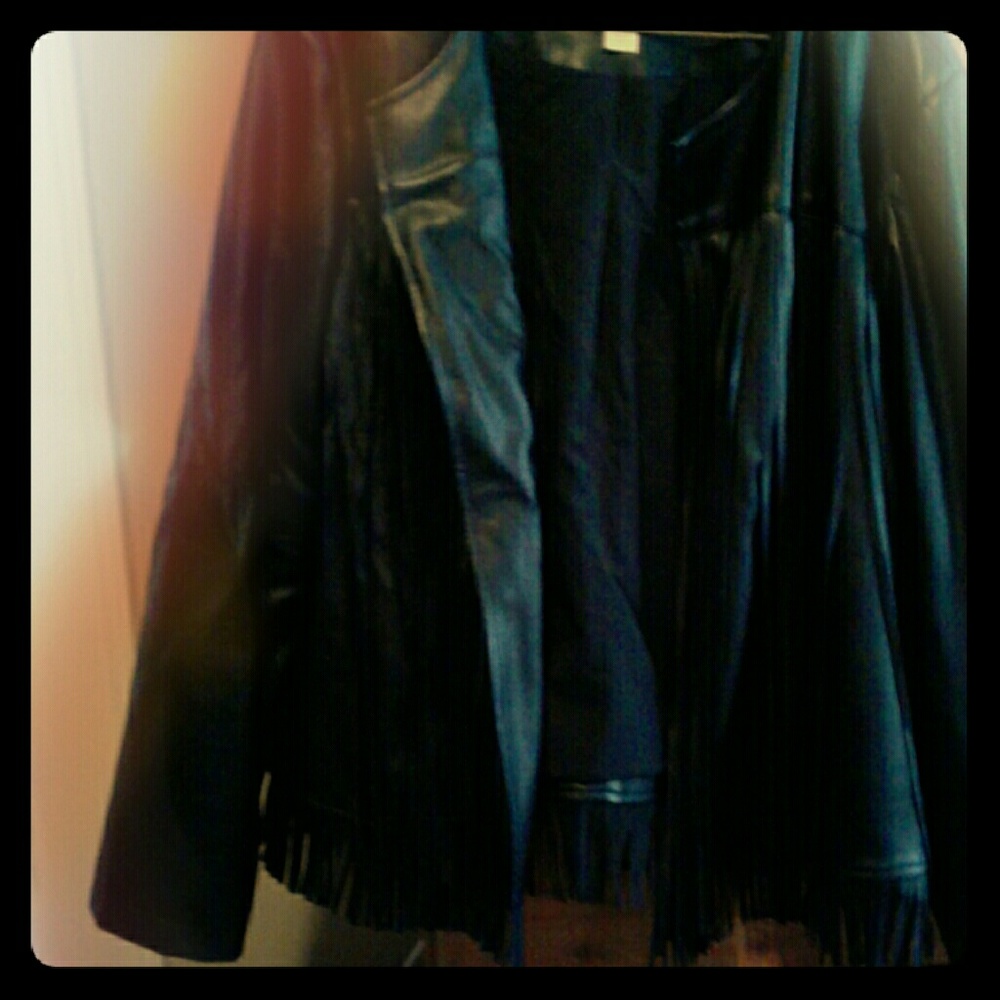 Shinggle leather jacket