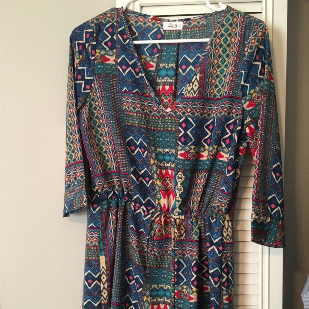 Three quarter length dress