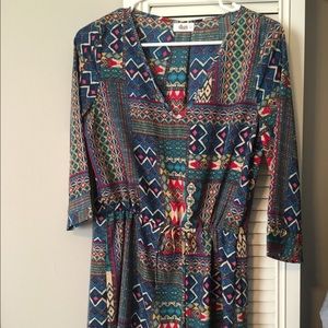 Three quarter length dress