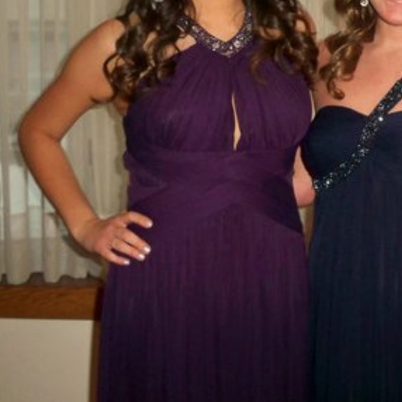 DEEP PURPLE DRESS - Picture 2 of 4