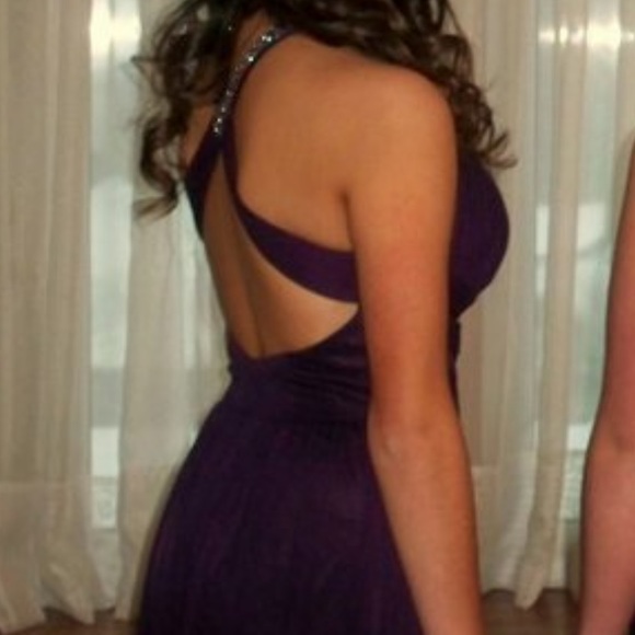 DEEP PURPLE DRESS - Picture 3 of 4