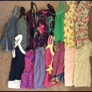 Lot of juniors spring summer shirts small medium