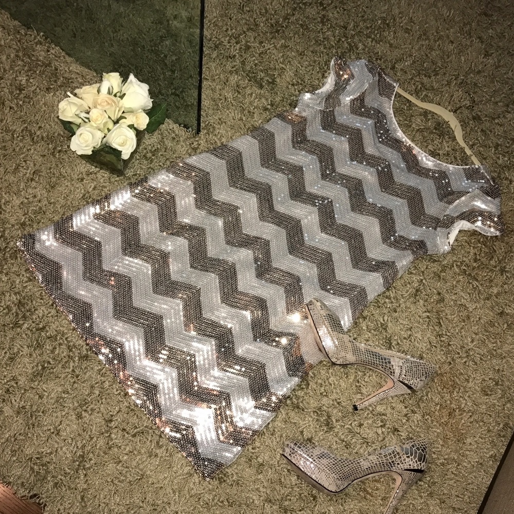 White House Black Market sequin dress