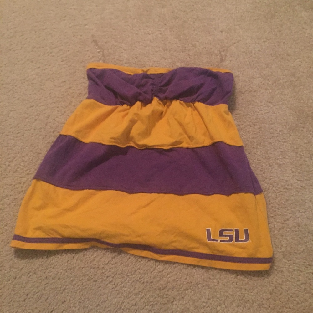 LSU sleeveless tank top