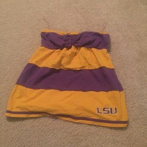 LSU sleeveless tank top