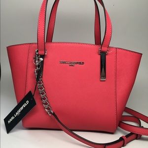 Karl Lagerfeld Suki Mini Leather Tote