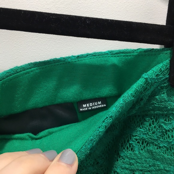 Anthropologie Green Pencil Skirt Size Medium - Picture 3 of 4