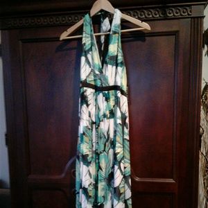 Beautiful green back out dress