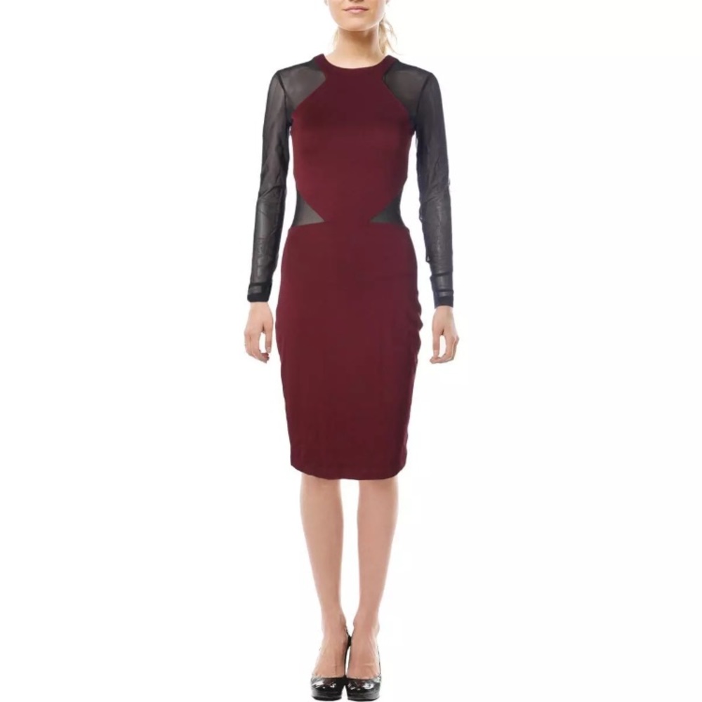French Connection Mesh paneled dress size 2