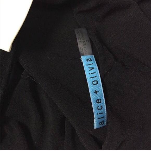 🎉SALE🎉Alice + Olivia Black/Cream dress - Picture 3 of 3