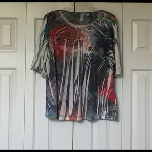 Lightweight cotton blend shirt