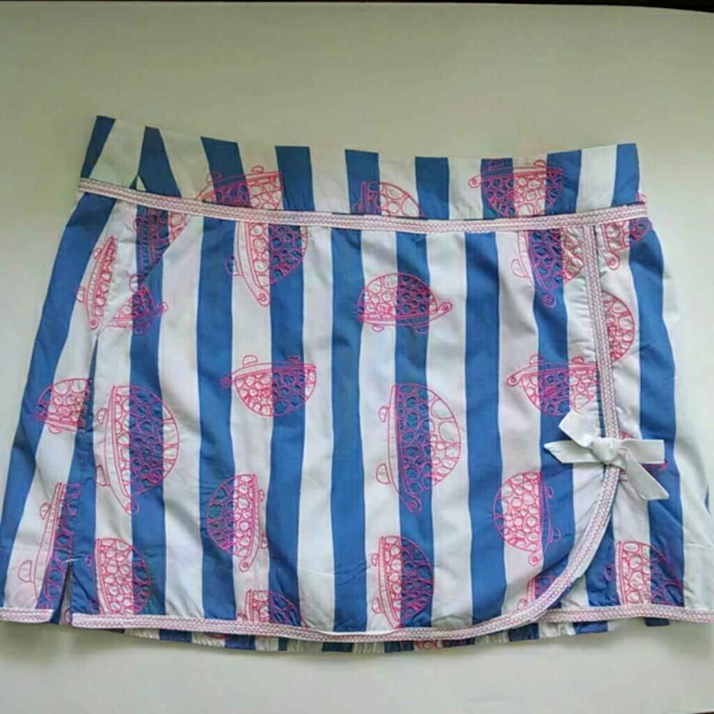 Lilly Pulitzer Turtle Skort  size 10