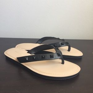 Rebecca Minkoff Fiona Black Studded Sandals