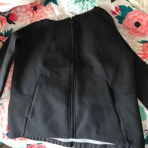 Black lululemon zip up hoodie jacket size 6