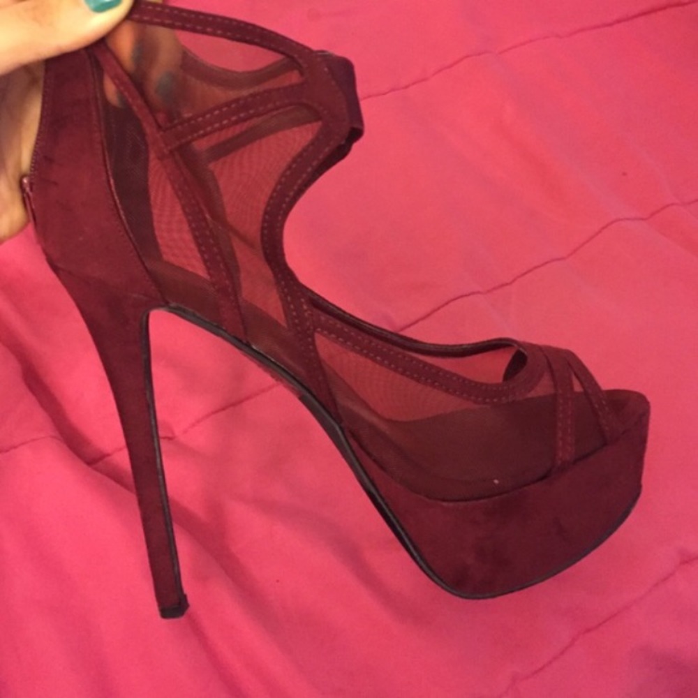Mesh Red Heels RESERVED