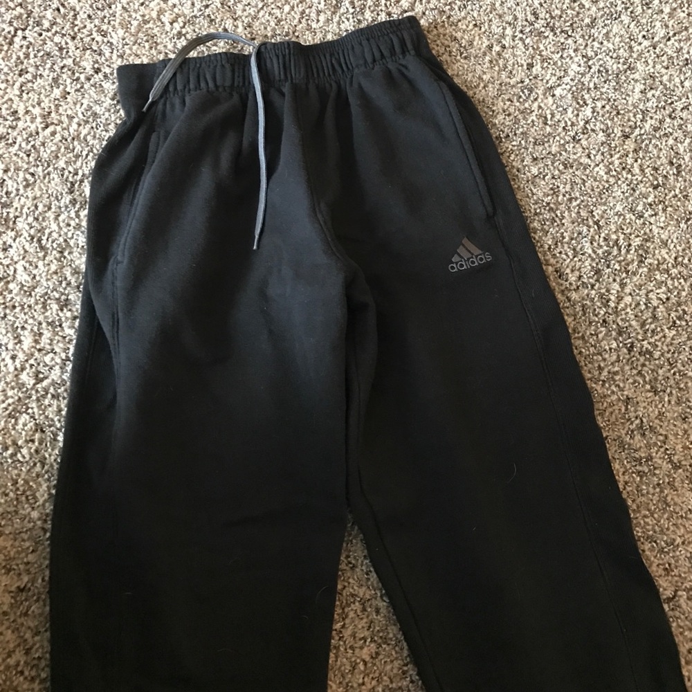 Adidas black joggers