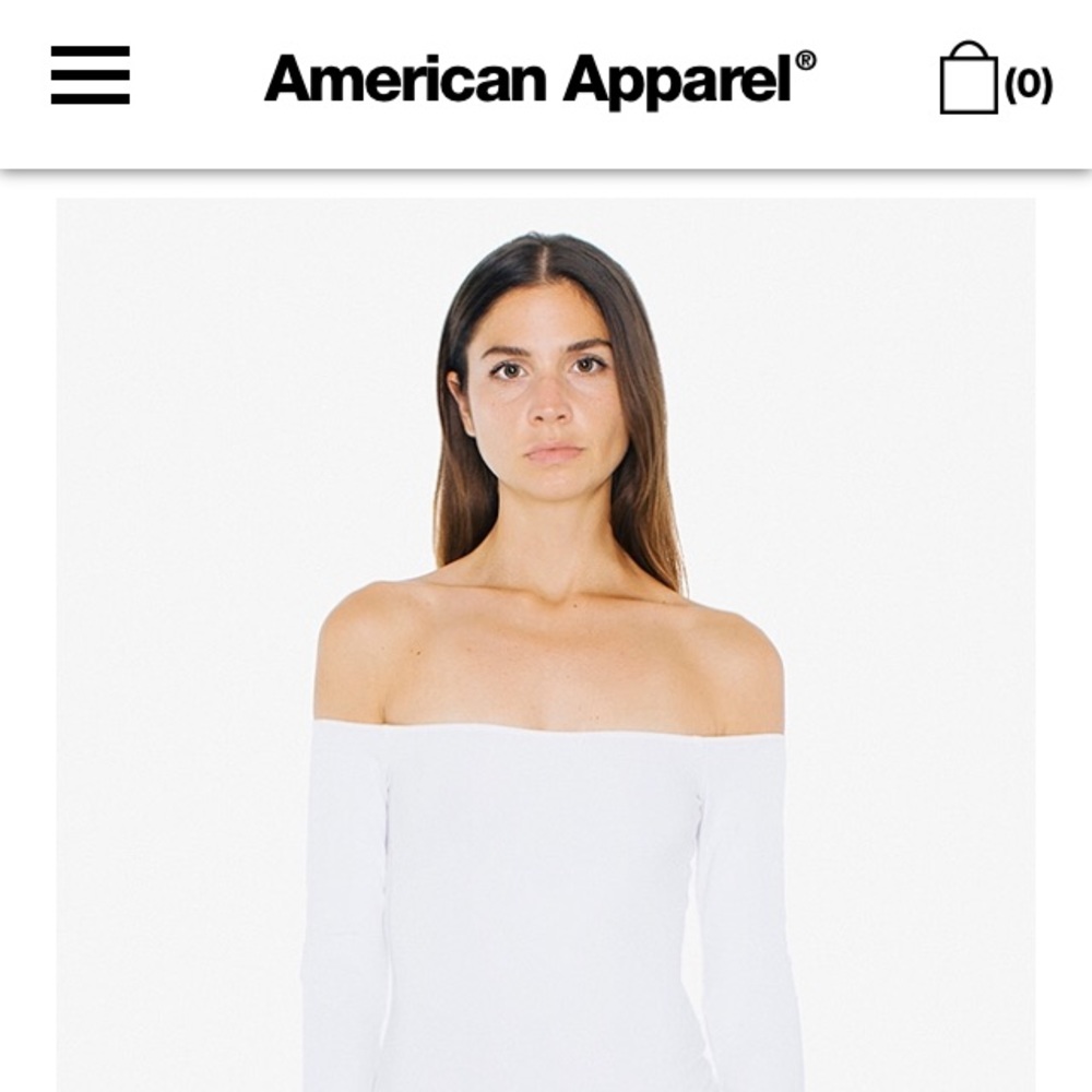 Looking for white off the shoulder bodysuit