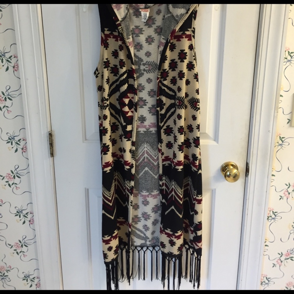 R. Rouge Aztec Print Duster