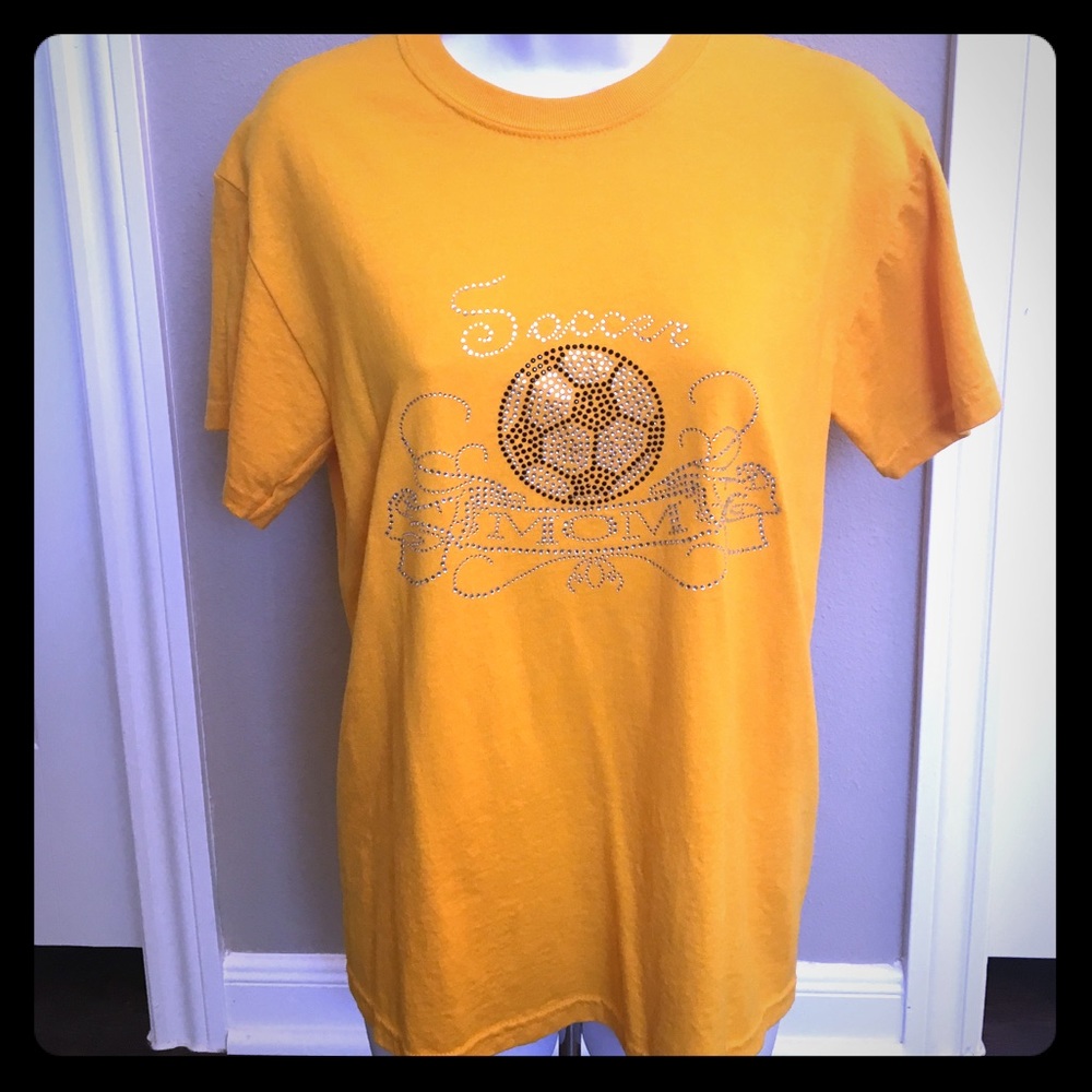 NEW SOCCER MOM RHINESTONE SHIRT