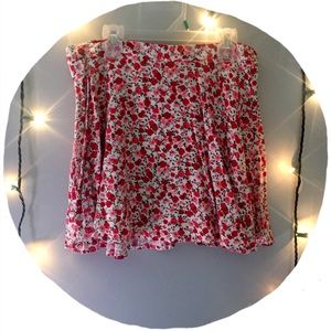 Floral skater skirt