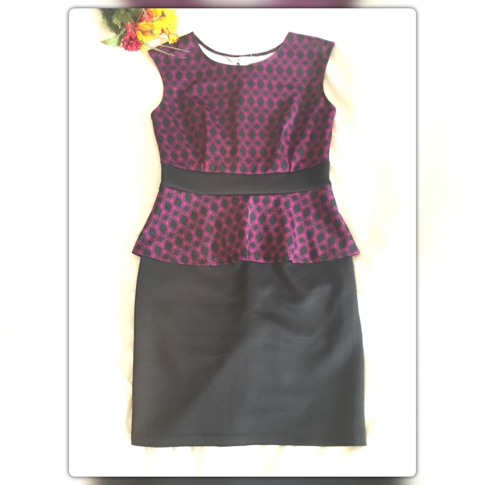 ❤️SOLD❤️ PEPLUM DRESS