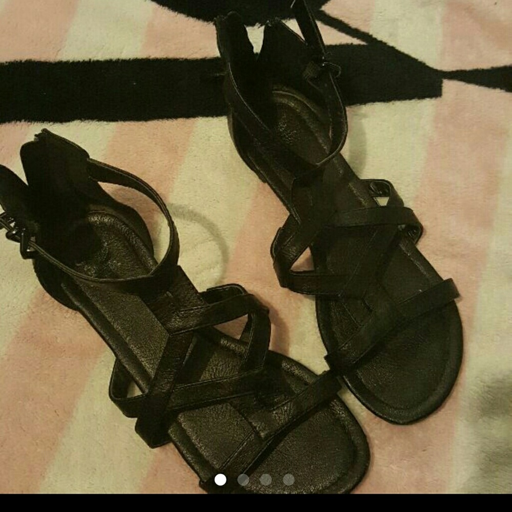 Black sandals
