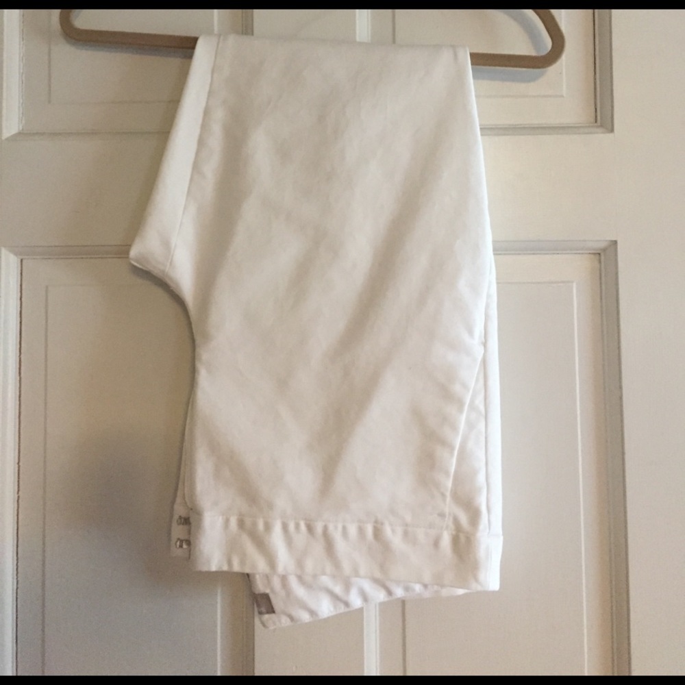 Banana Republic white crop pants, 14