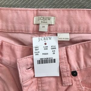 Jcrew pink cords