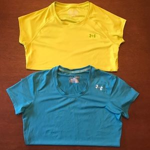 Like New - 2 UA Performance Tops - M