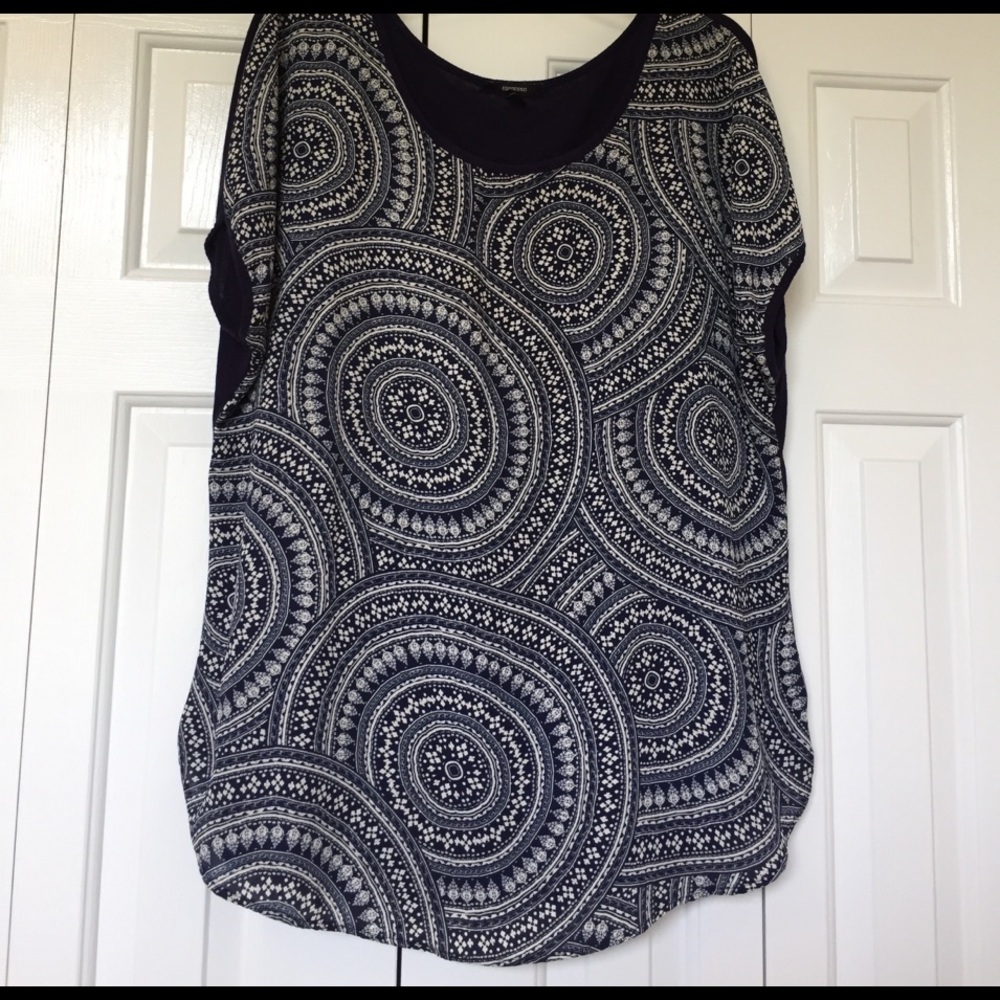 Navy blouse