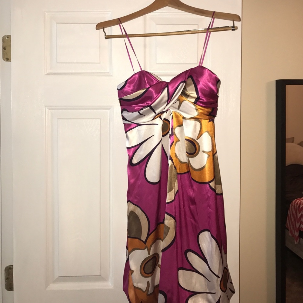 Pink Floral Cache Dress