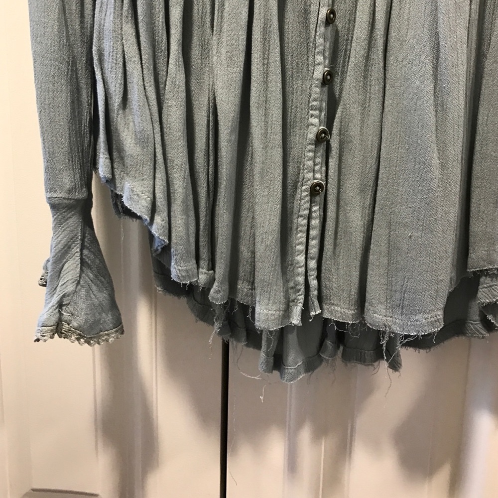 NWOT Free People long sleeve top - Picture 2 of 4