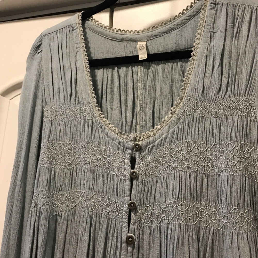 NWOT Free People long sleeve top - Picture 3 of 4