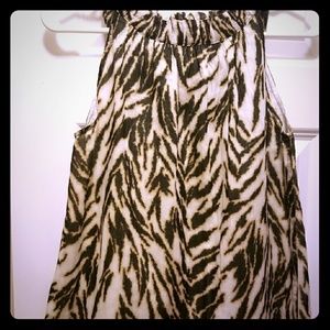 Animal print tank from Talbots