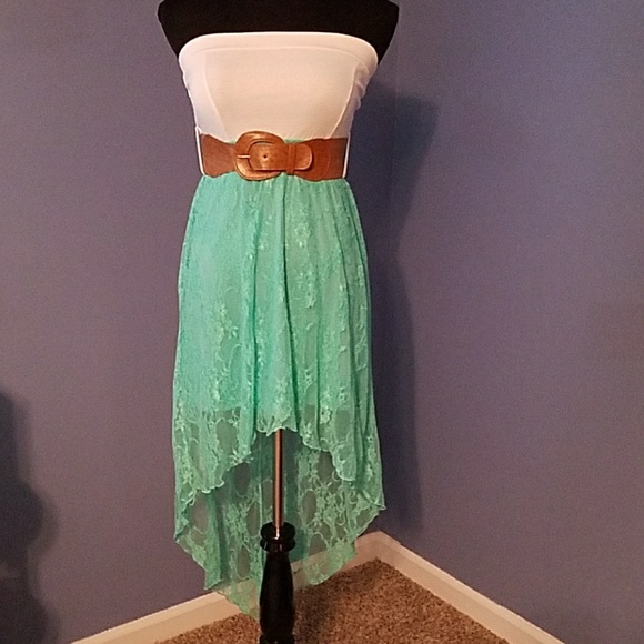 Dresses & Skirts - Strapless high low dress