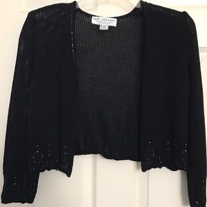 St John Evening crop knit jacket