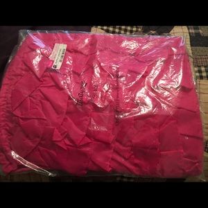 Thirty One Ruffled Cinch Sack. Never used