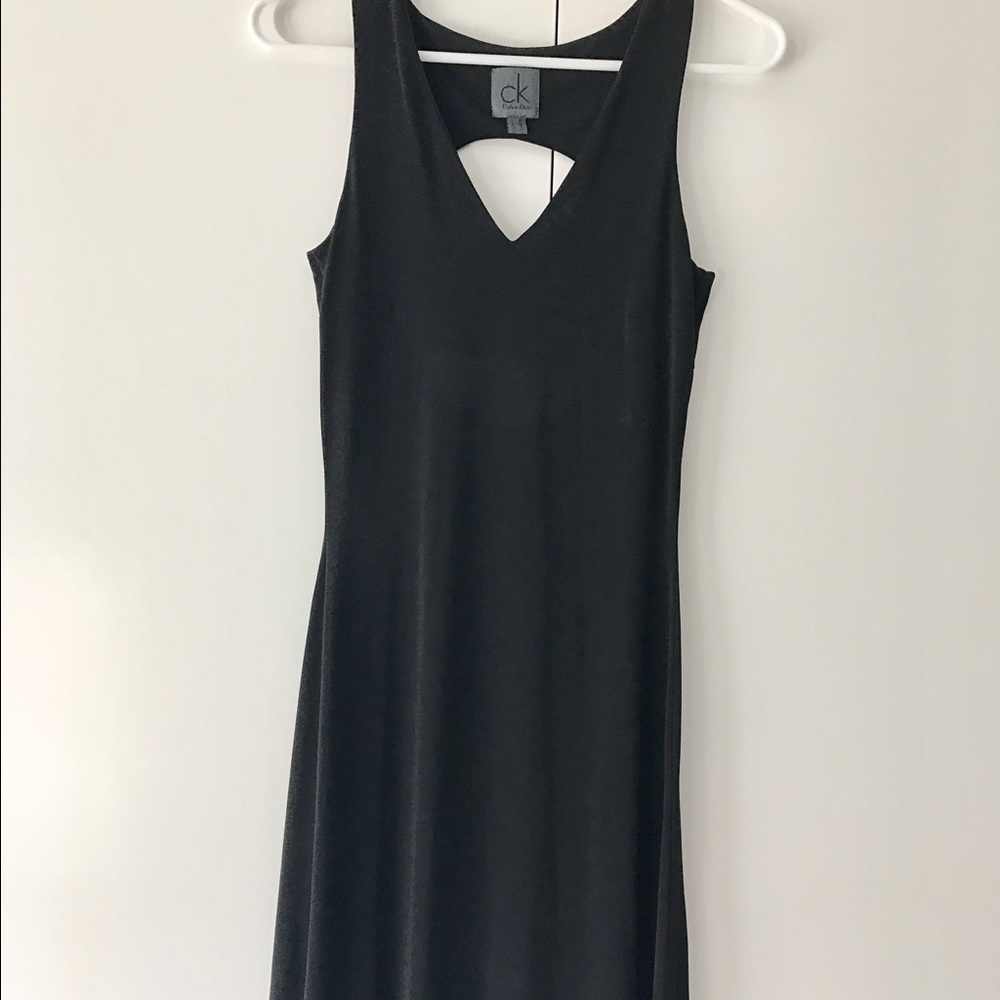 Calvin Klein open back dress