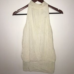 High neck sleeveless top