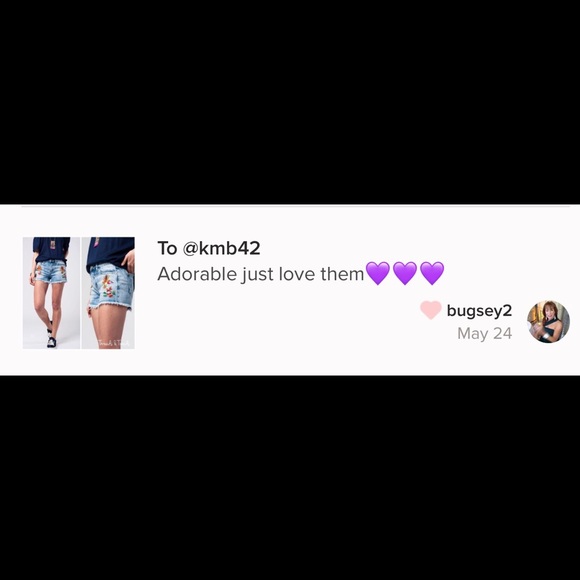 FLASH SALE! Embroidered Denim Shorts - Picture 5 of 8