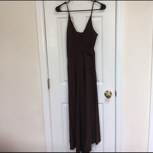 Full and flowing jersey knit dress