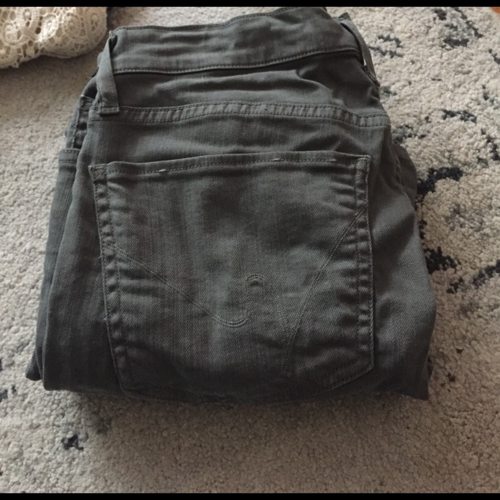 Citizens of humanity olive straight leg jeans