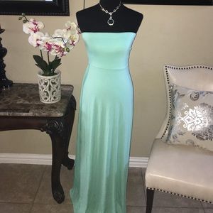 Teal Tube Dress