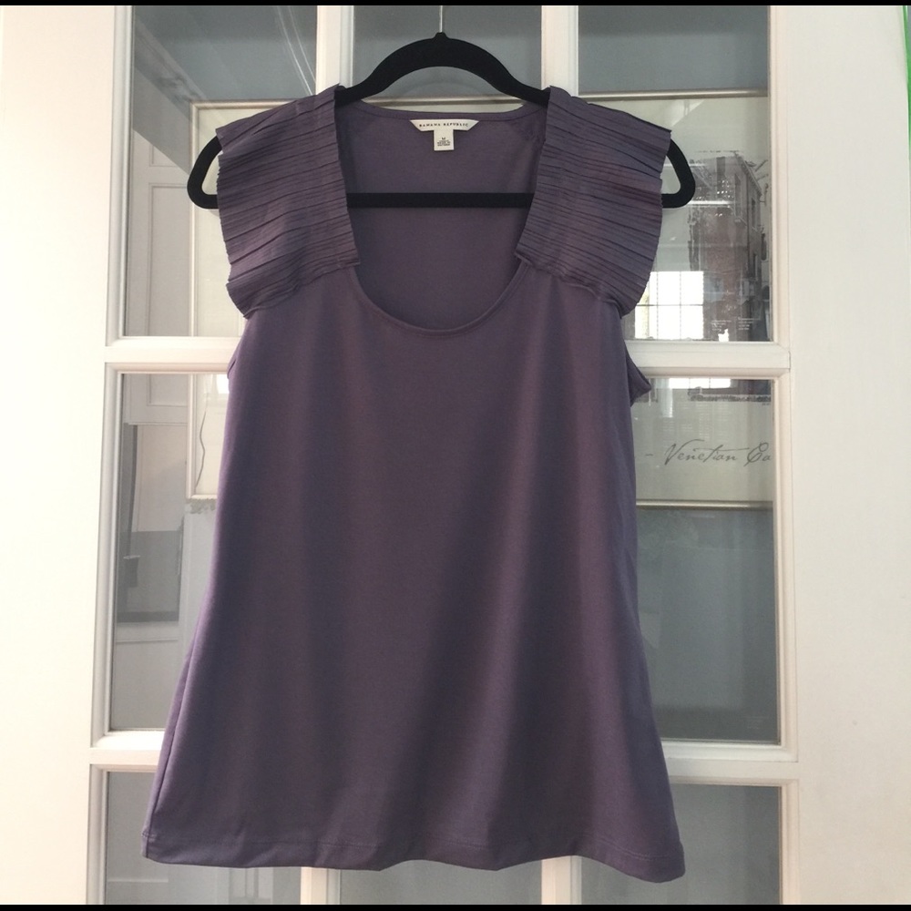 Banana Republic- light purple / dark mauve