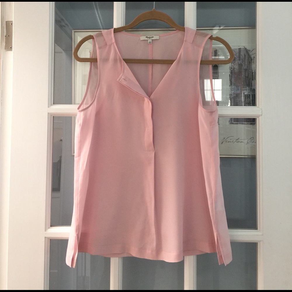 Madewell- Light pink blouse loose fitting