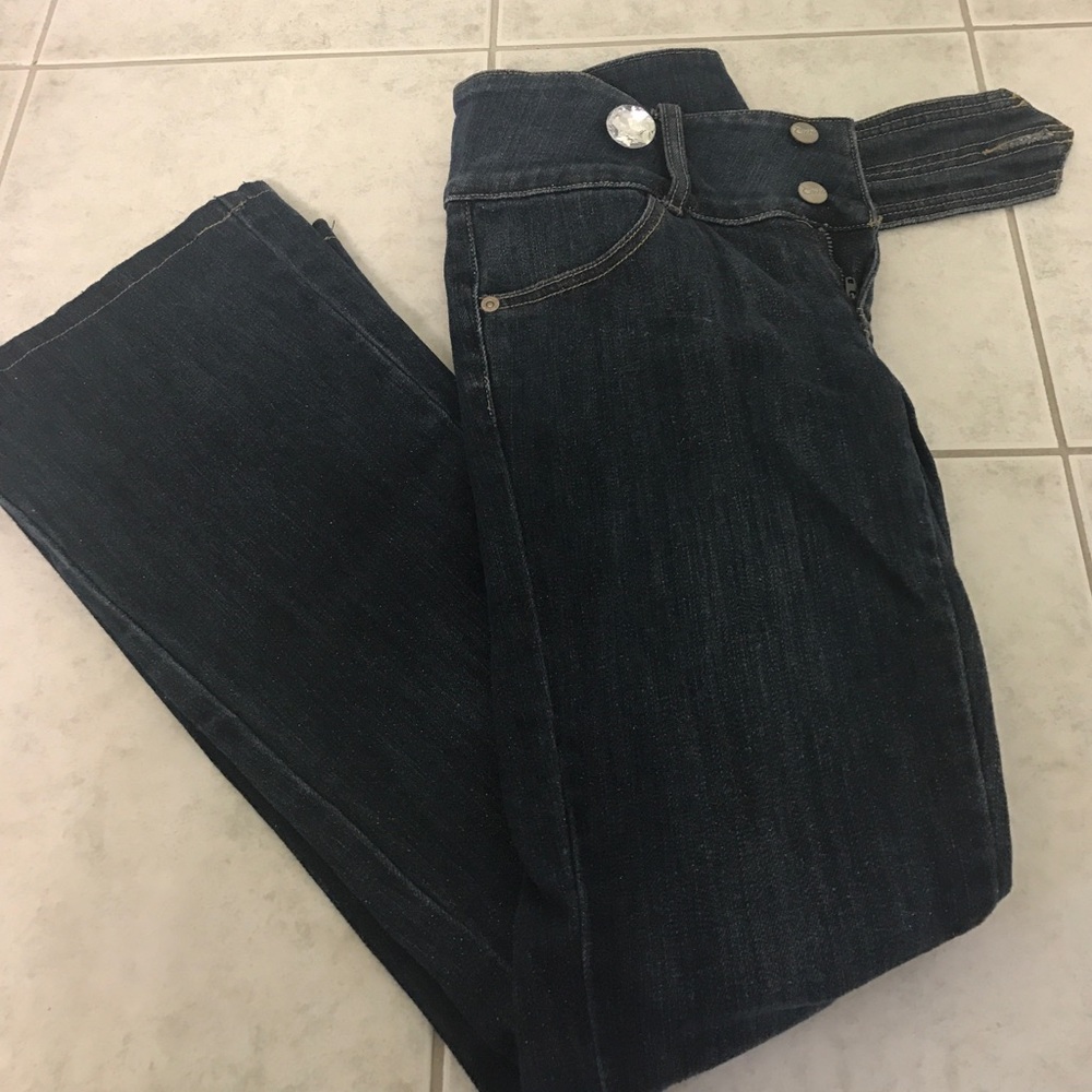 Cache Flare blue jeans